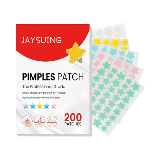 200 Patches Acne Patch Gentle Non-Irritating Repair Facial Deep Cleansing Residue-Free Blemish Pimples Invisible Covering Patch